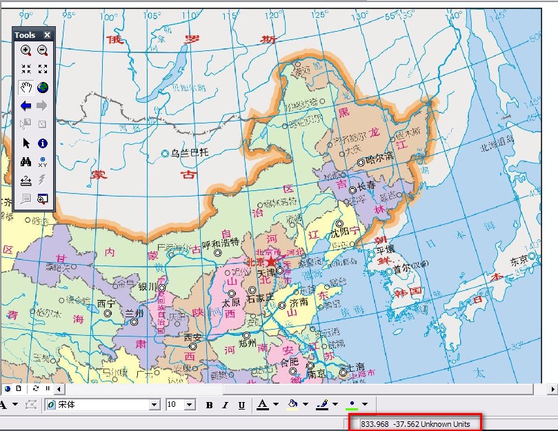 ArcGIS地图配准