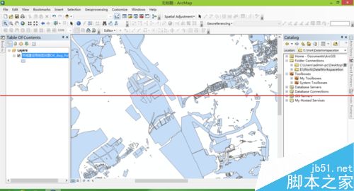 依次展开ToolboxesSystem ToolboxesData Management Tool要素(Features)几何修复(Repair Geometry); 3、在弹出的窗口中设置修复图层